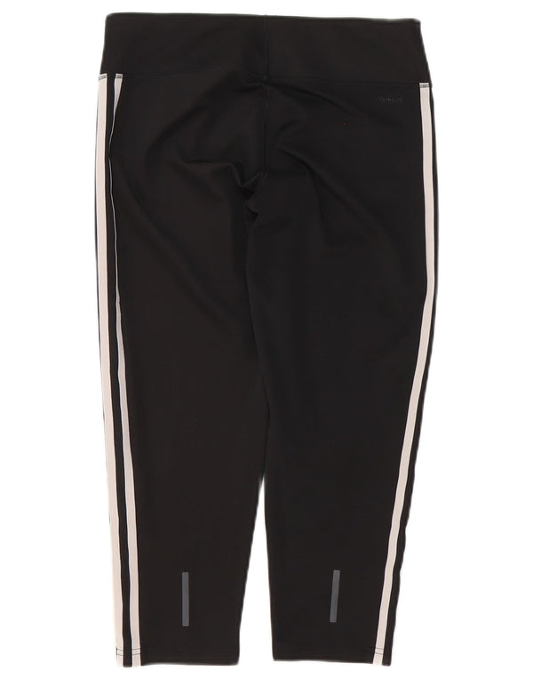Adidas Womens Climalite Capri Leggings UK 12/14 Medium Black