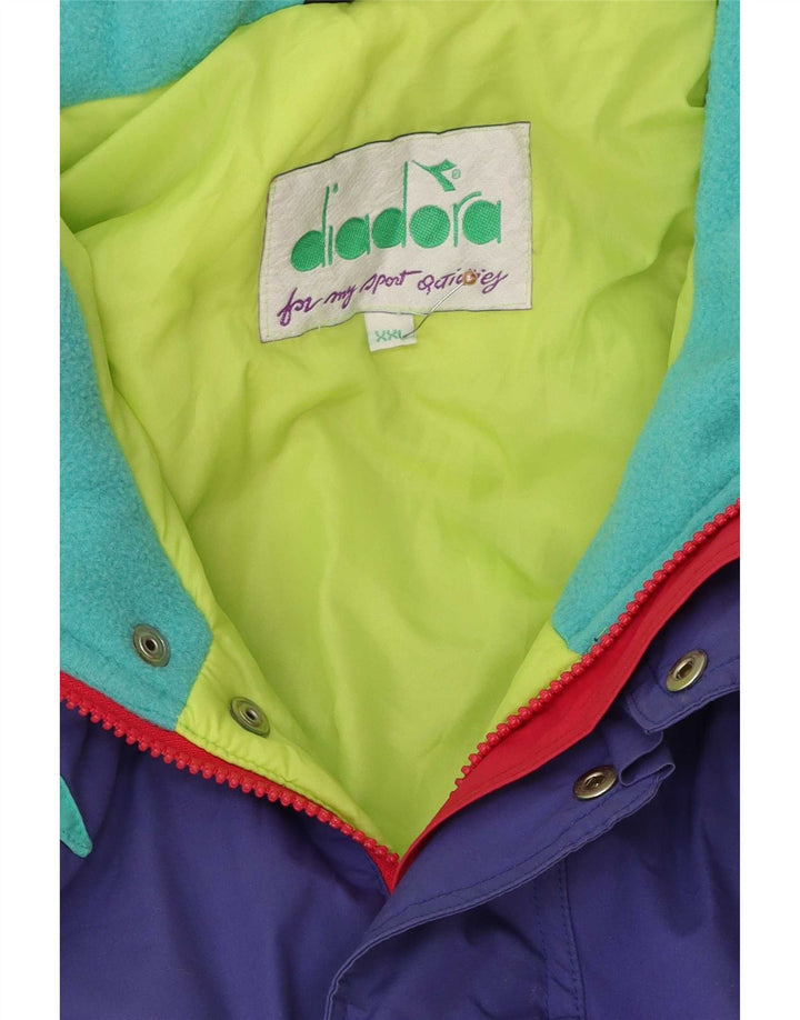Diadora Womens Ski Jumpsuit UK 20 2XL Multicoloured Polyester