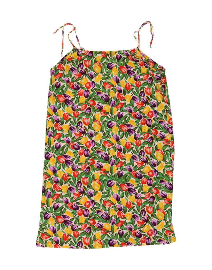 Vintage Womens Sundress UK 18 XL Multicoloured Floral