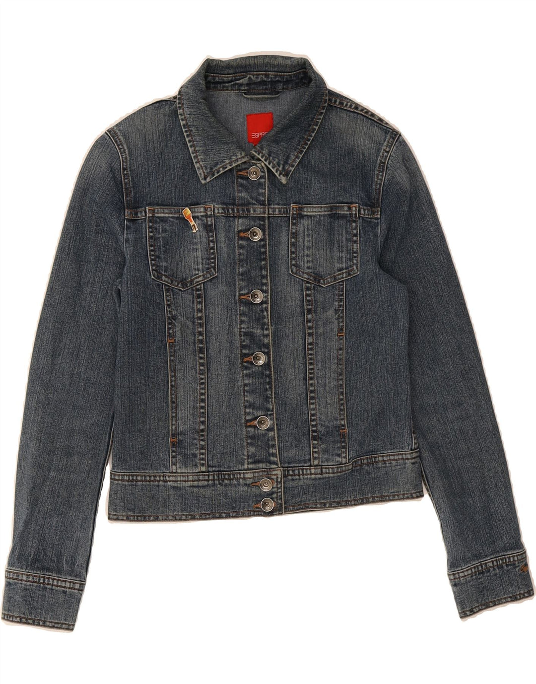 ESPRIT Womens Denim Jacket UK 10 Small Blue Vintage Esprit and Second-Hand Esprit from Messina Hembry 