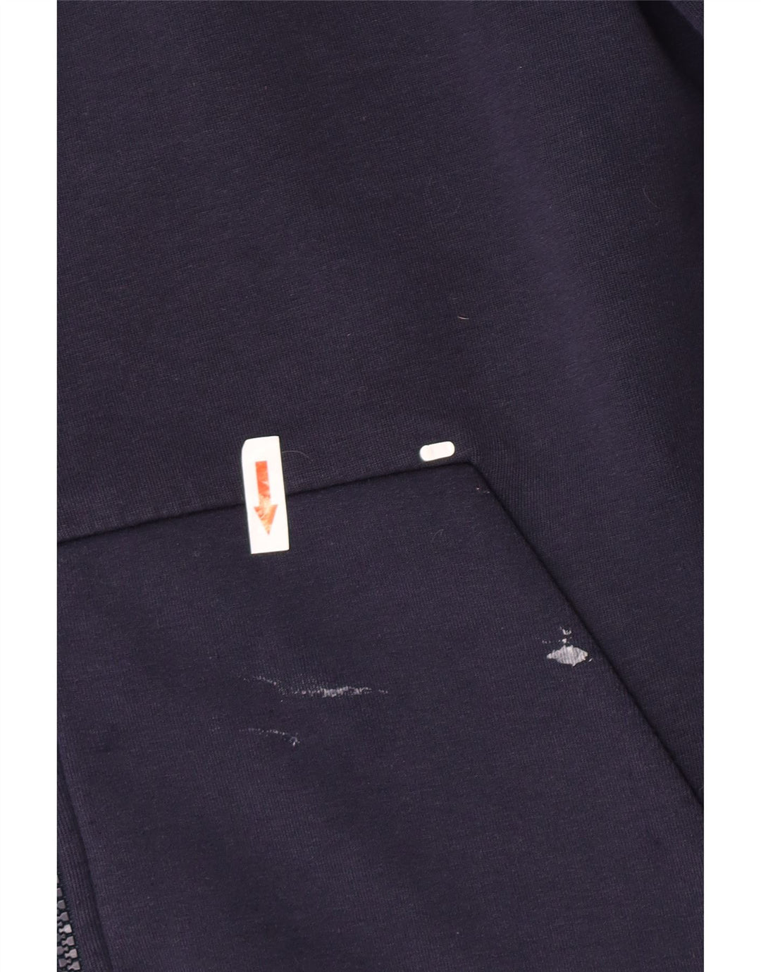 Nike Mens Zip Hoodie Sweater Large Navy Blue Cotton