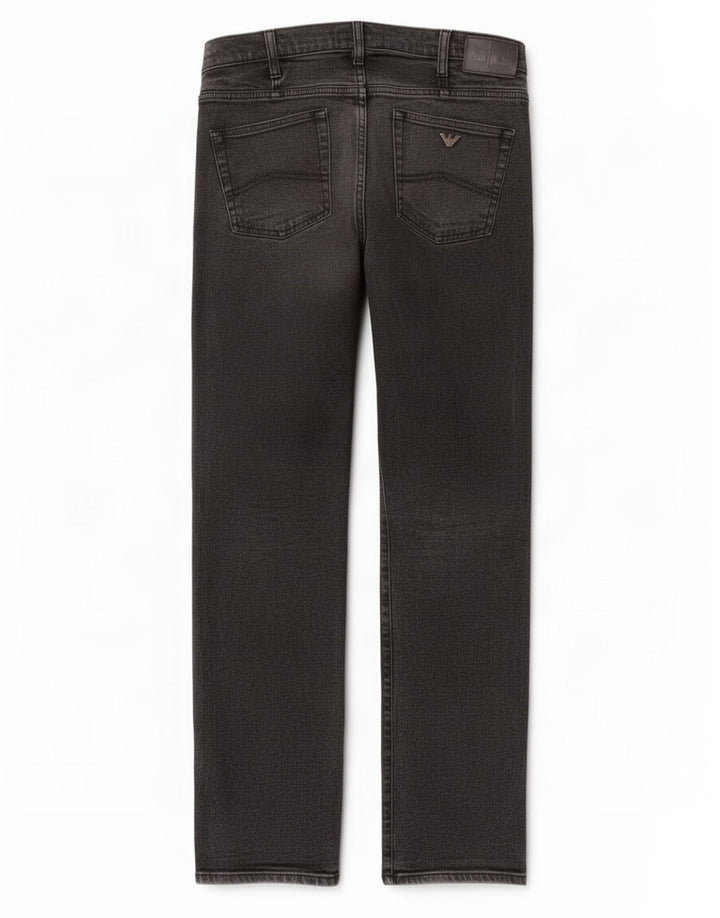 Armani Womens Straight Jeans W32 L33 Grey Cotton