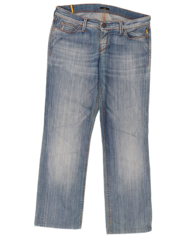 Meltin' Pot Womens Straight Jeans W31 L29 Blue Cotton
