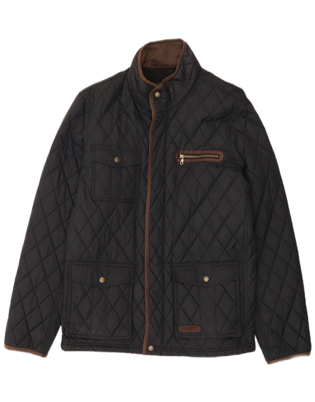 Musto Mens Quilted Jacket UK 40 Large Black Polyamide