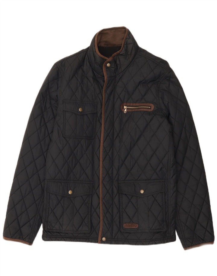 Musto Mens Quilted Jacket UK 40 Large Black Polyamide