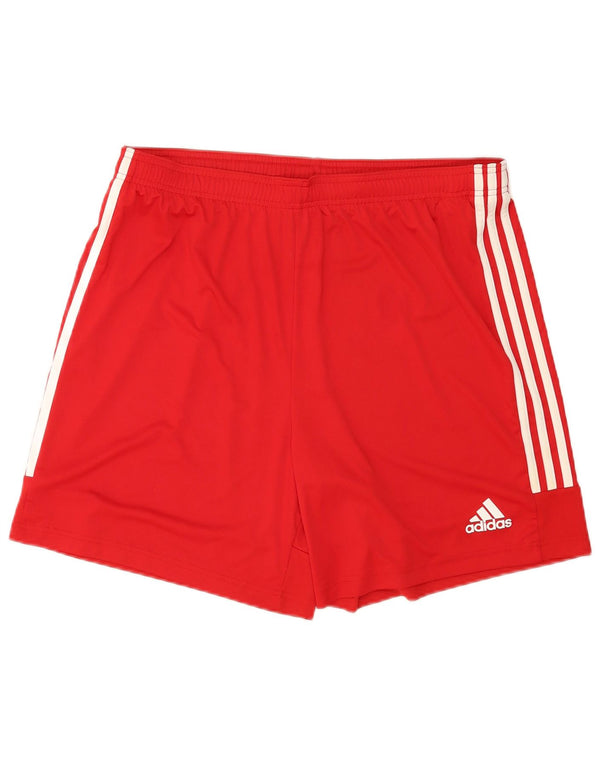 Adidas Mens Aeroready Sport Shorts XL  Red Polyester
