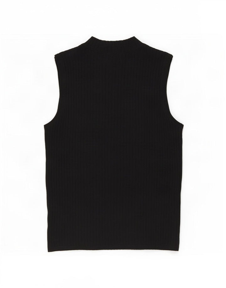 Marks & Spencer Womens Vest Top UK 10 Small Black