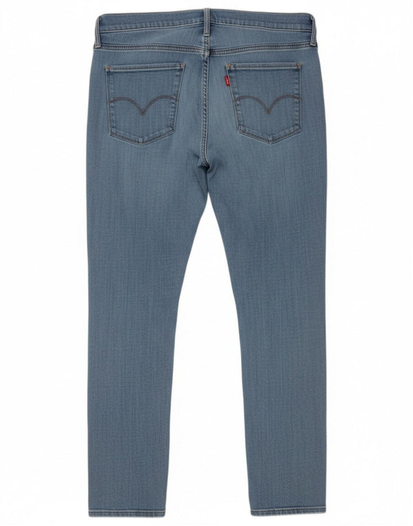 Levi's Womens 311 Shaping Skinny Jeans W32 L27 Blue Cotton
