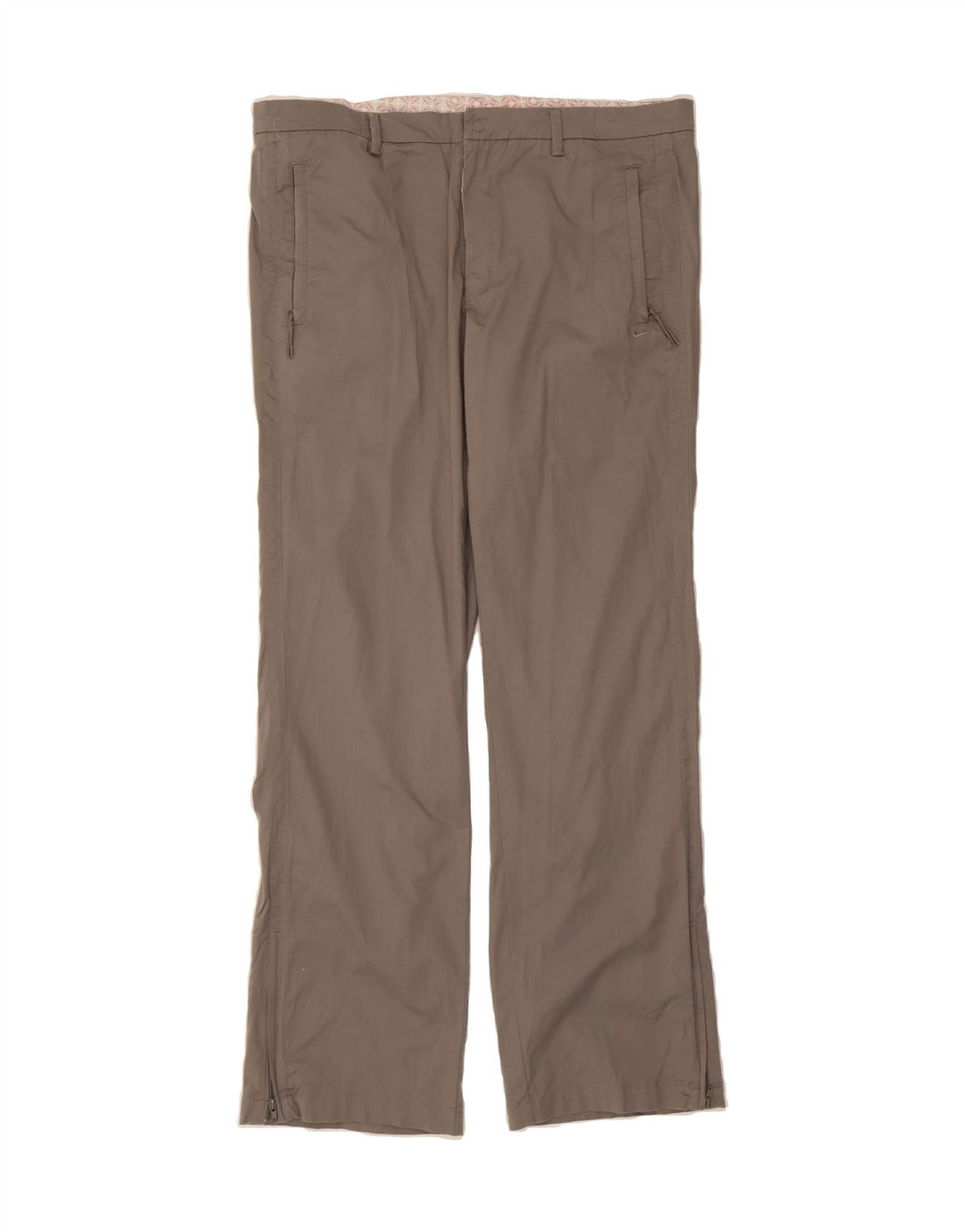 NIKE Mens Straight Casual Trousers W38 L34 Grey Cotton Vintage Nike and Second-Hand Nike from Messina Hembry 