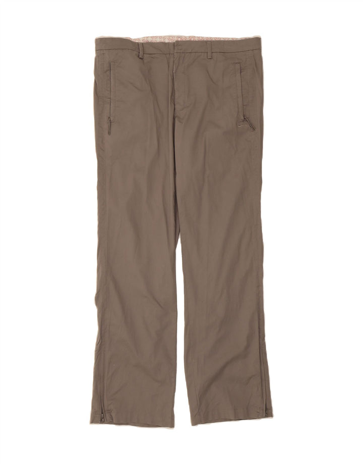NIKE Mens Straight Casual Trousers W38 L34 Grey Cotton Vintage Nike and Second-Hand Nike from Messina Hembry 