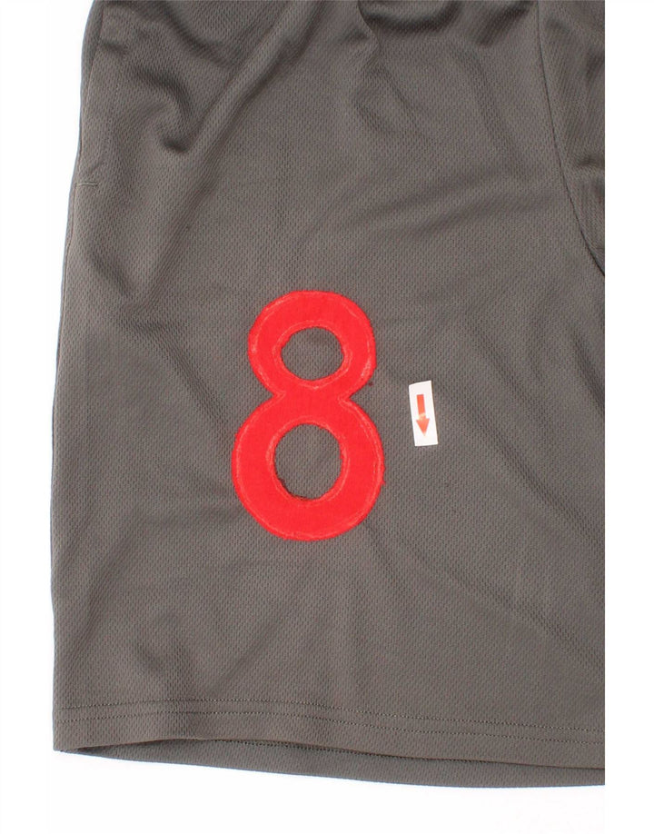 Nike Boys Graphic Sport Shorts 10-11 Years Medium Grey Polyester Sports