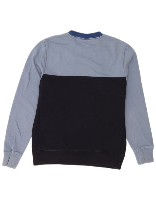 Paul Smith Mens Regular Fit Sweatshirt Jumper Small Blue Colourblock Cotton