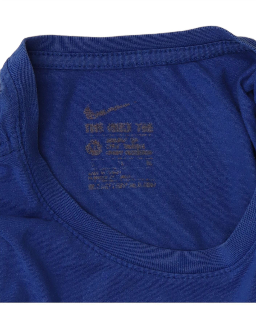 NIKE Womens Graphic T-Shirt Top UK 18 XL Blue Vintage Nike and Second-Hand Nike from Messina Hembry 