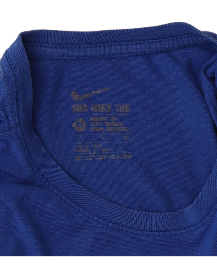 NIKE Womens Graphic T-Shirt Top UK 18 XL Blue Vintage Nike and Second-Hand Nike from Messina Hembry 