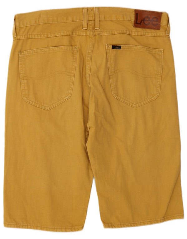 Lee Mens Denim Shorts W32 Medium  Yellow Cotton