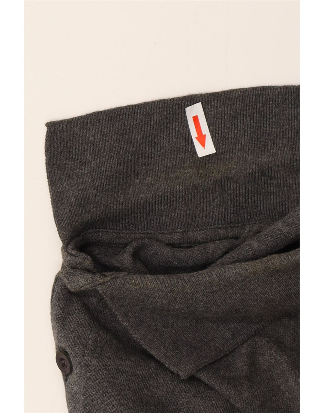 ASICS Mens Polo Shirt Large Grey Cotton