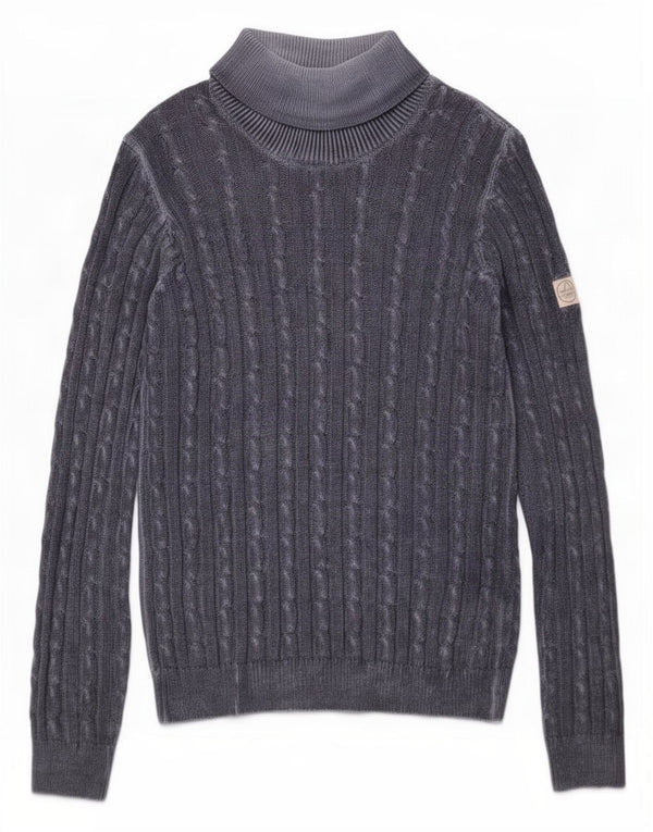 Murphy & Nye Mens Crew Neck Jumper Sweater Medium Navy Blue Cotton