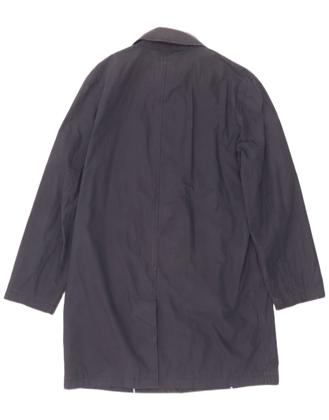 Gap Mens Overcoat UK 36 Small Navy Blue Polyester