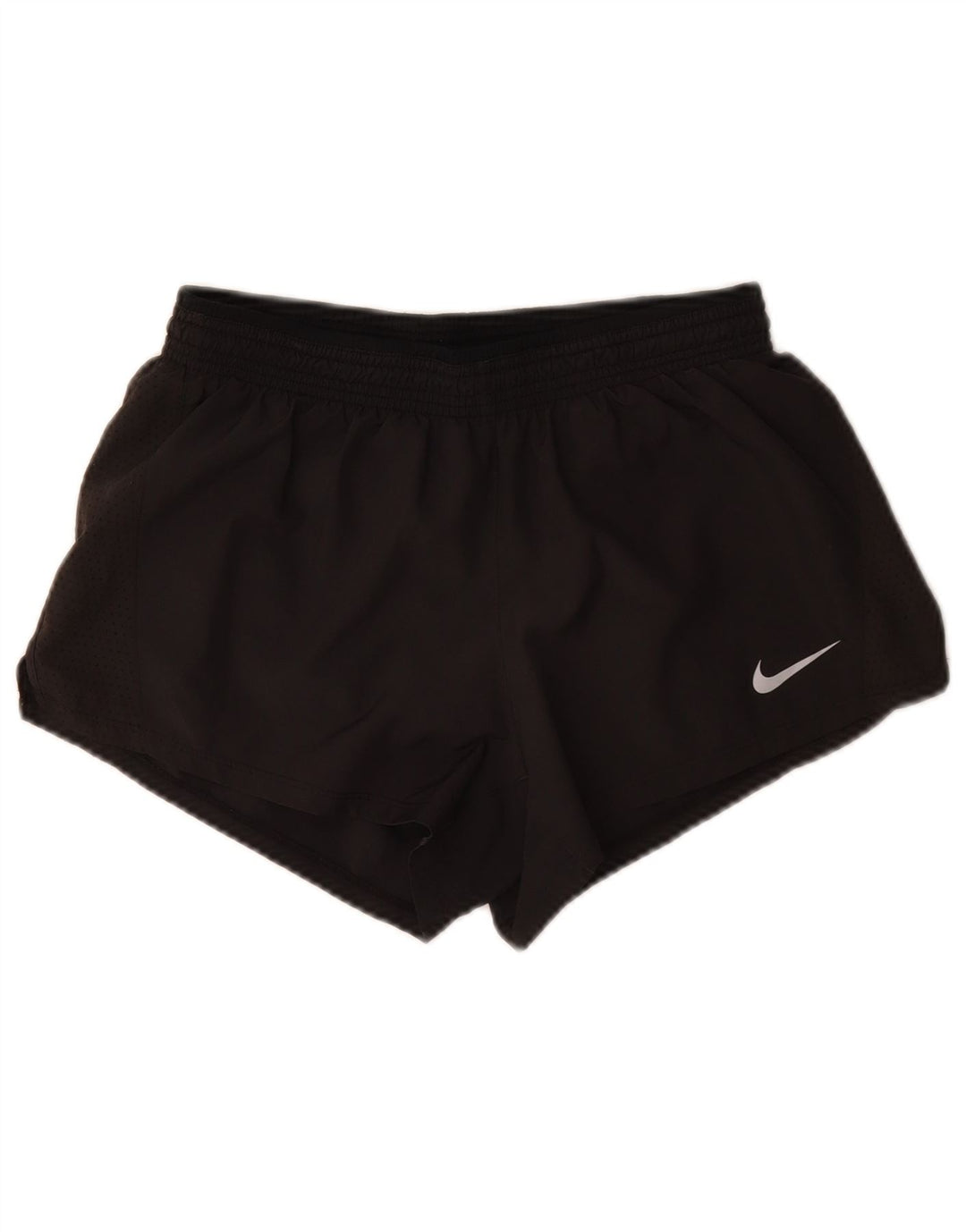 Nike Womens Dri Fit Sport Shorts UK 12 Medium Black Polyester