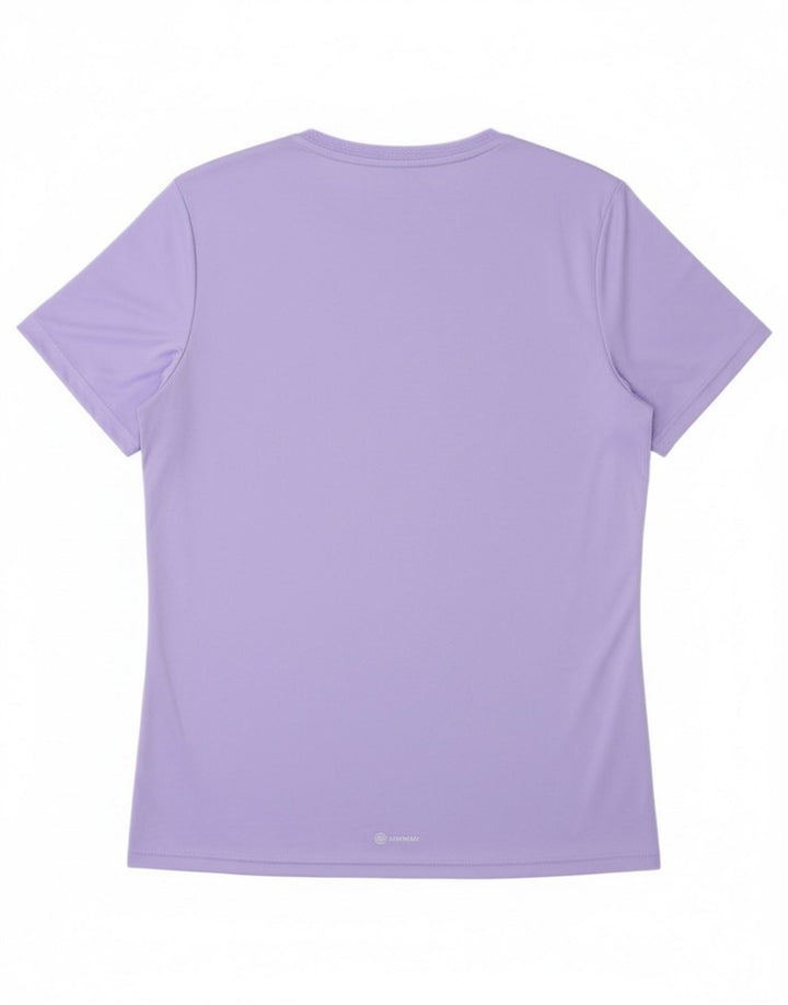 Adidas Mens Aeroready T-Shirt Top Medium Purple Polyester