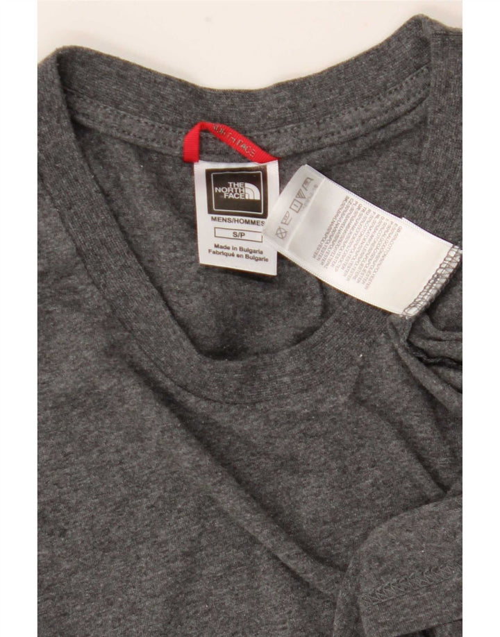 The North Face Mens T-Shirt Top Small Grey Cotton