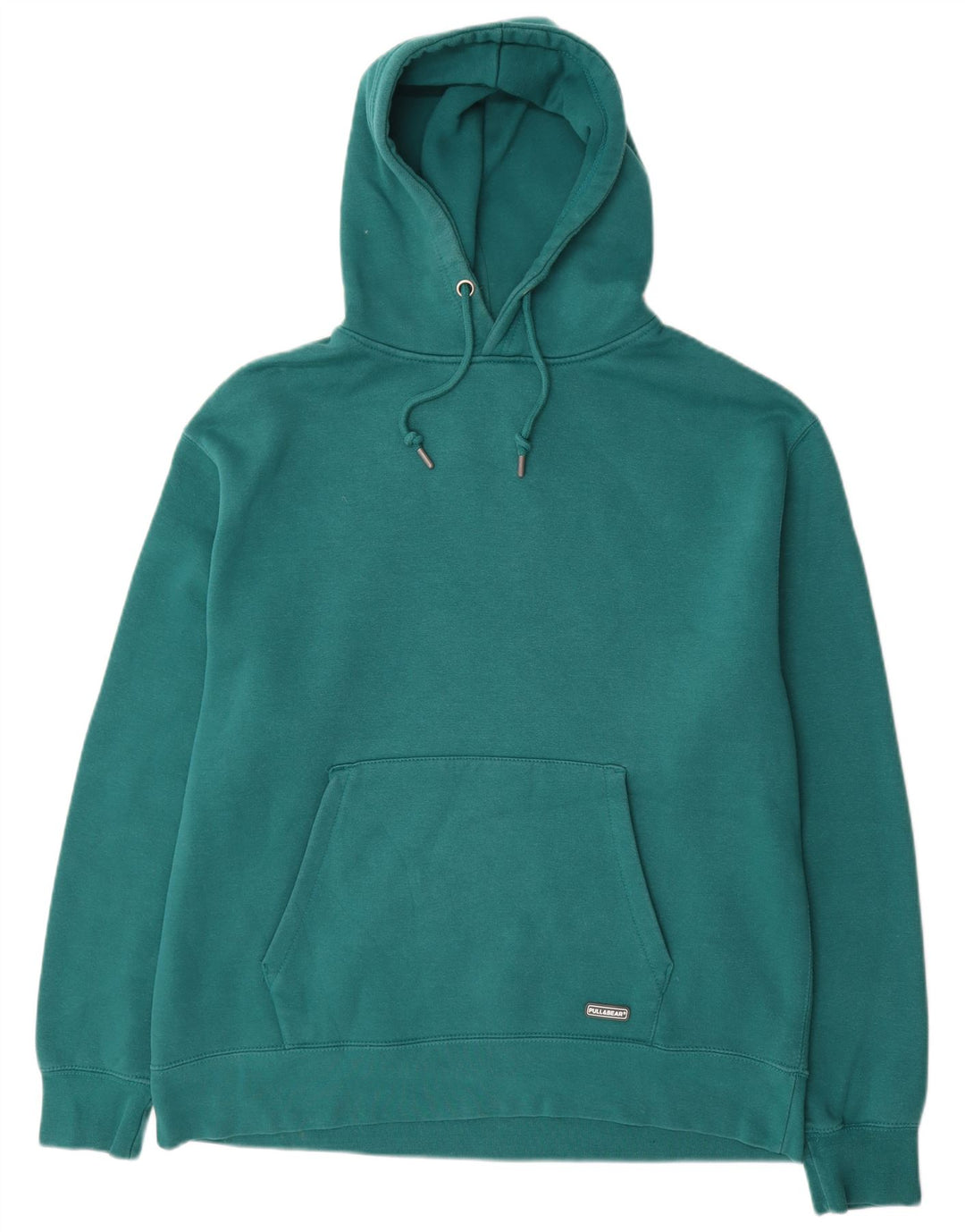 Pull & Bear Mens Comfort Fit Hoodie Jumper XL Green