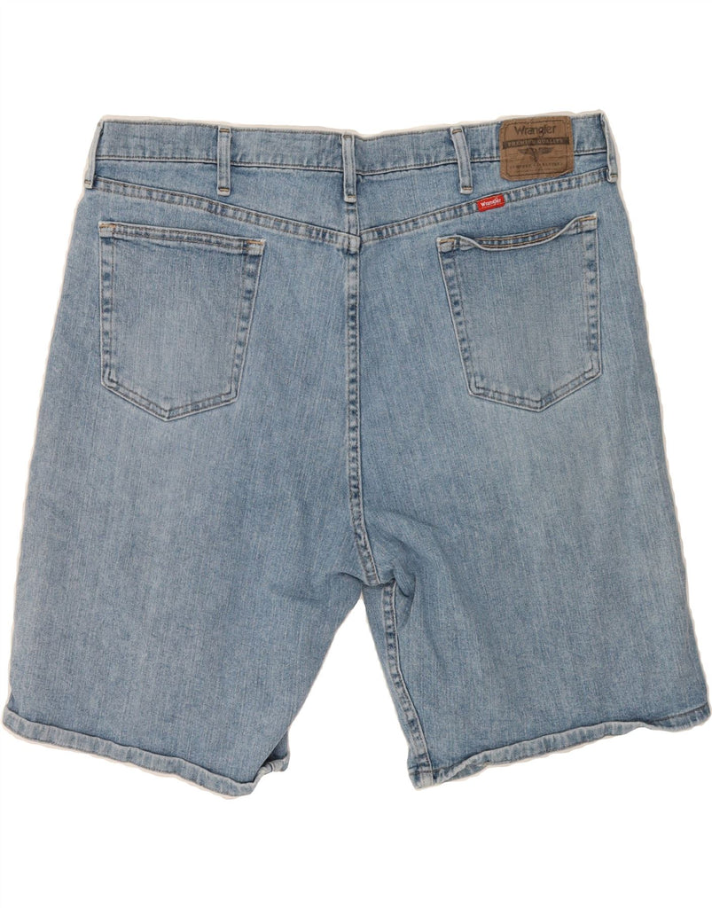WRANGLER Mens Relaxed Fit Denim Shorts W40 XL Blue Cotton Vintage Wrangler and Second-Hand Wrangler from Messina Hembry 