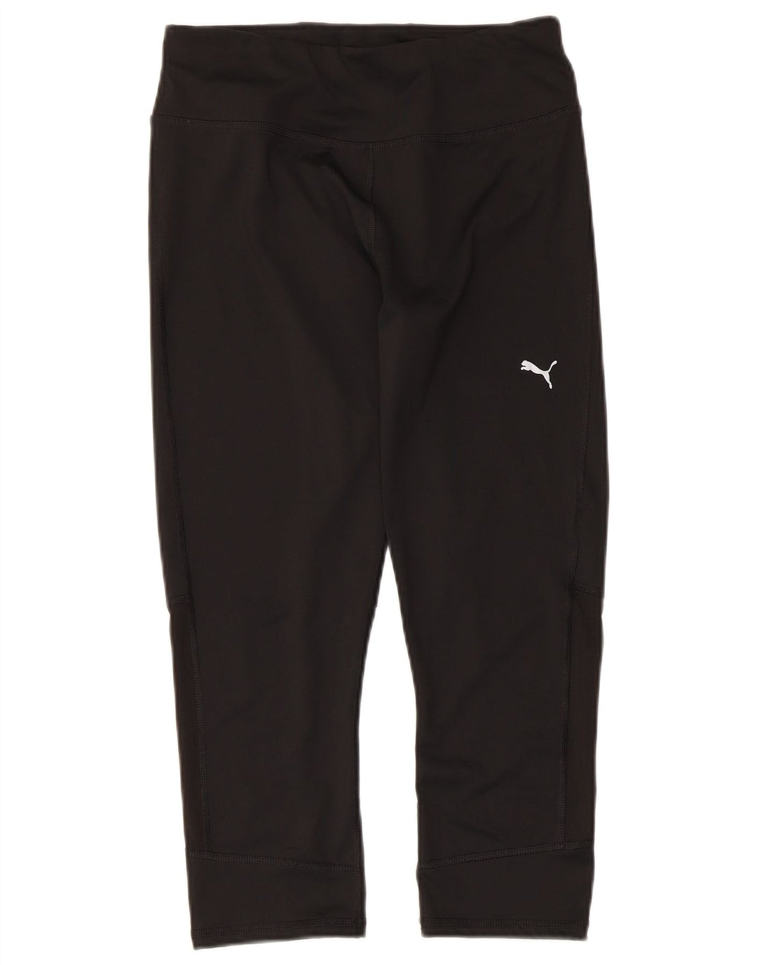 Puma Womens Capri Leggings UK 12 Medium Black Polyester