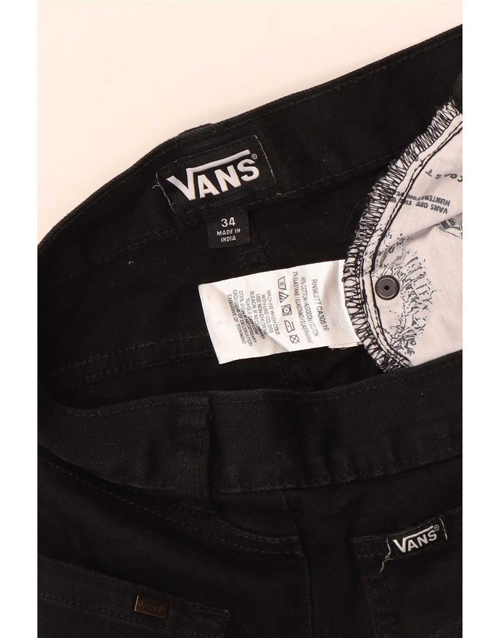 Vans Mens Slim Jeans W34 L32 Black Cotton