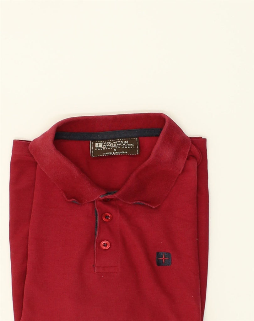 MOUNTAIN WAREHOUSE Mens Polo Shirt Small Red | Vintage Mountain Warehouse | Thrift | Second-Hand Mountain Warehouse | Used Clothing | Messina Hembry 