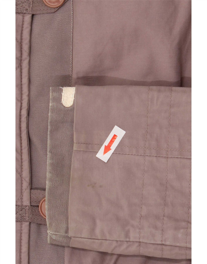 Firetrap Womens Bomber Jacket UK 10 Small Grey Cotton