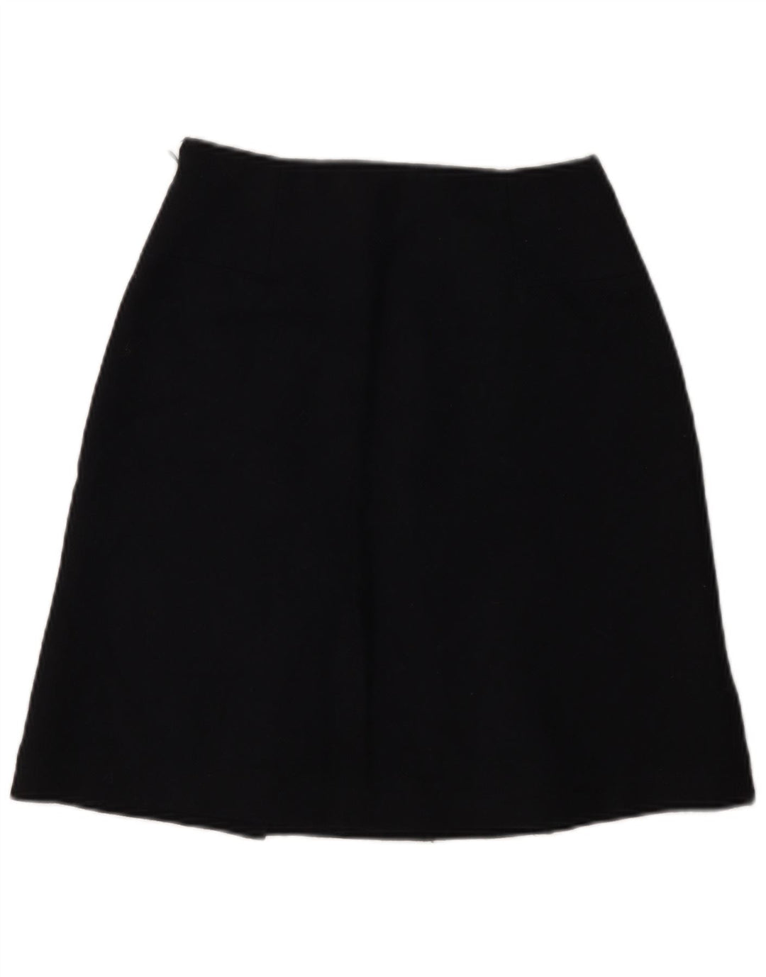 Hobbs Womens A-Line Skirt UK 8 Small W26 Navy Blue Wool
