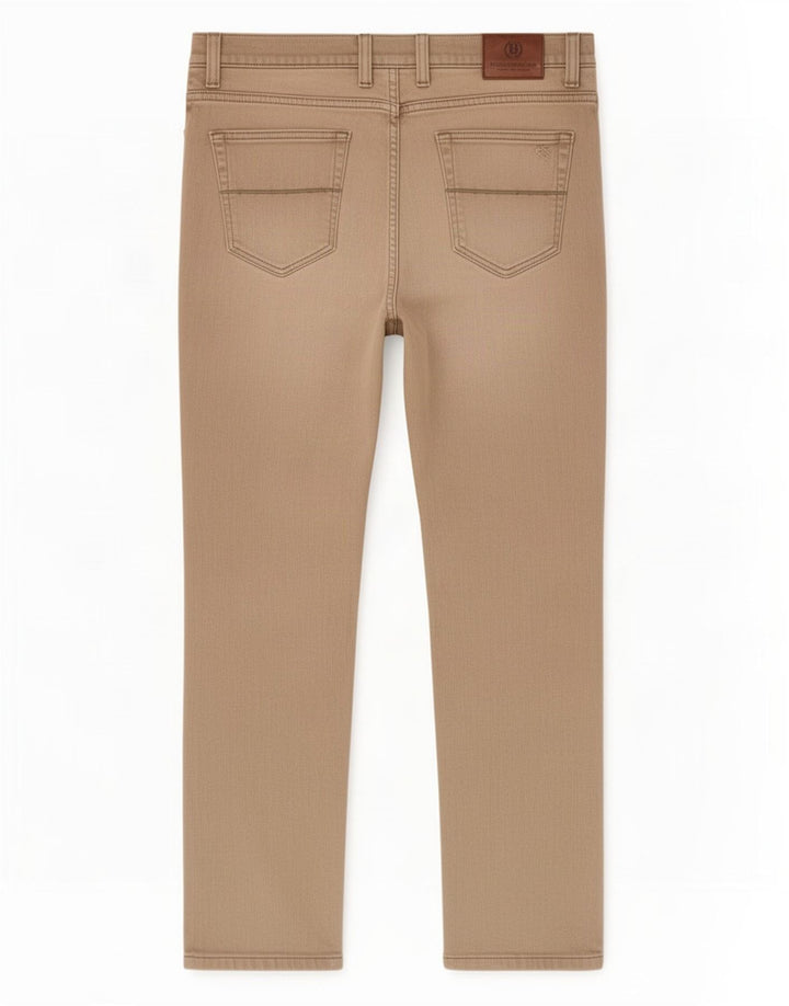 Marks & Spencer Mens Straight Jeans W38 L31 Brown Cotton