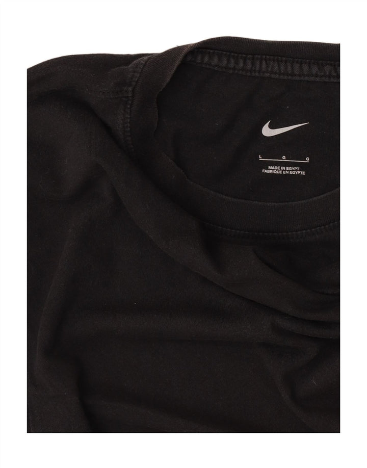 Nike Mens T-Shirt Top Large Black