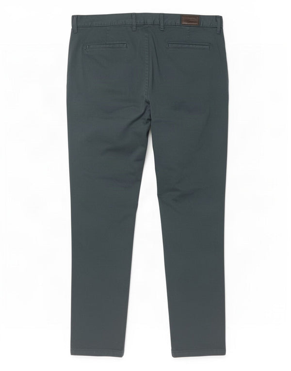 Zara Mens Slim Chino Trousers EU 42 Large W32 L32 Green
