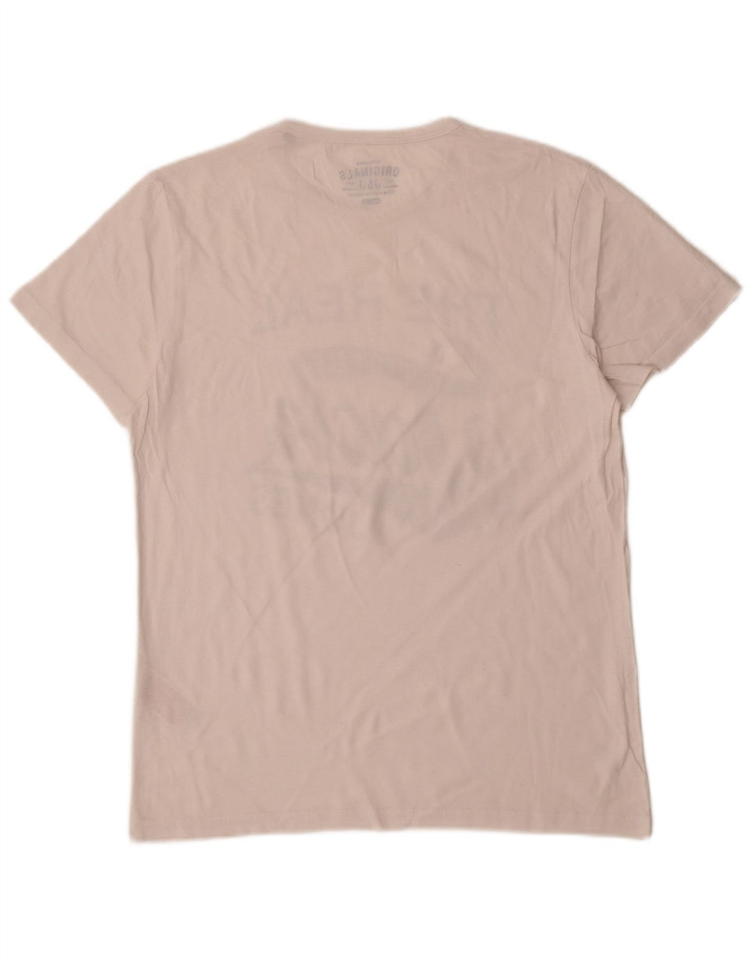 Jack & Jones Mens Graphic T-Shirt Top Medium White Cotton