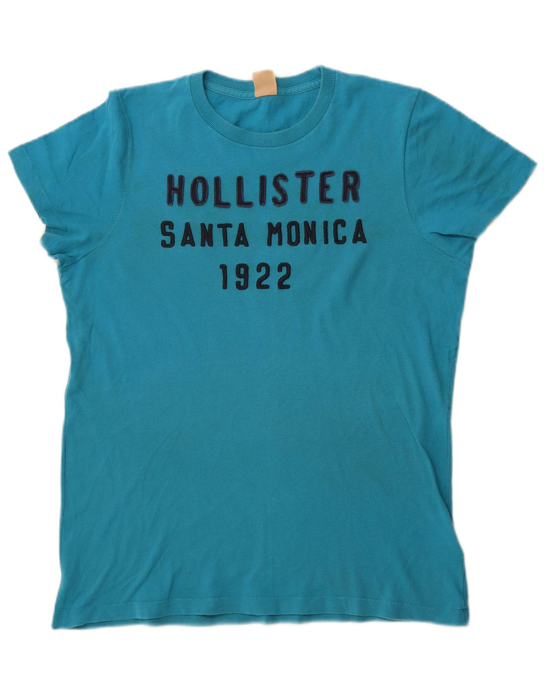 Hollister Mens Graphic T-Shirt Top Medium Blue Cotton