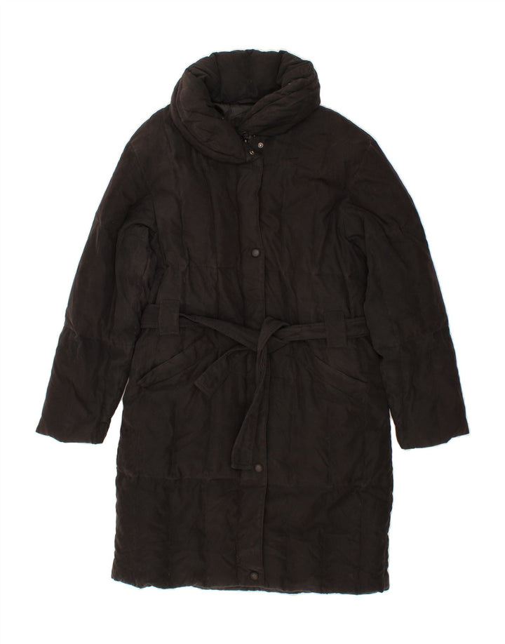 BEST COMPANY Womens Padded Coat UK 16 Large Black Polyester Vintage Best Company and Second-Hand Best Company from Messina Hembry 