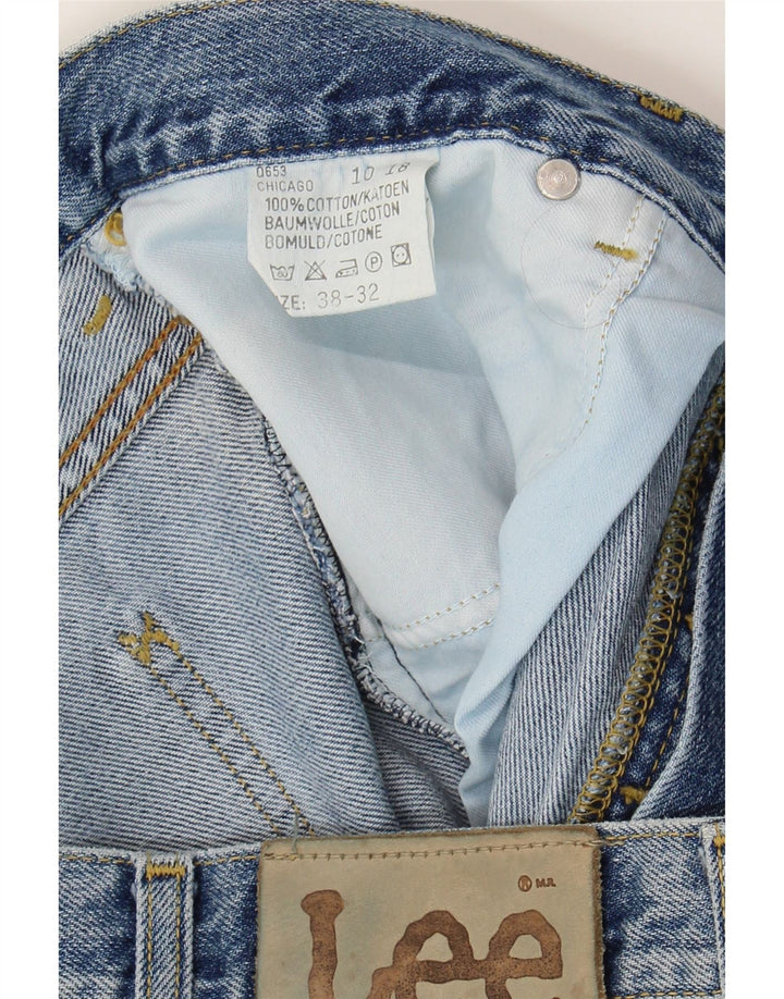 LEE Mens Straight Jeans W38 L32 Blue Cotton Vintage Lee and Second-Hand Lee from Messina Hembry 