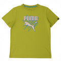 PUMA Boys Graphic T-Shirt Top 15-16 Years Green
