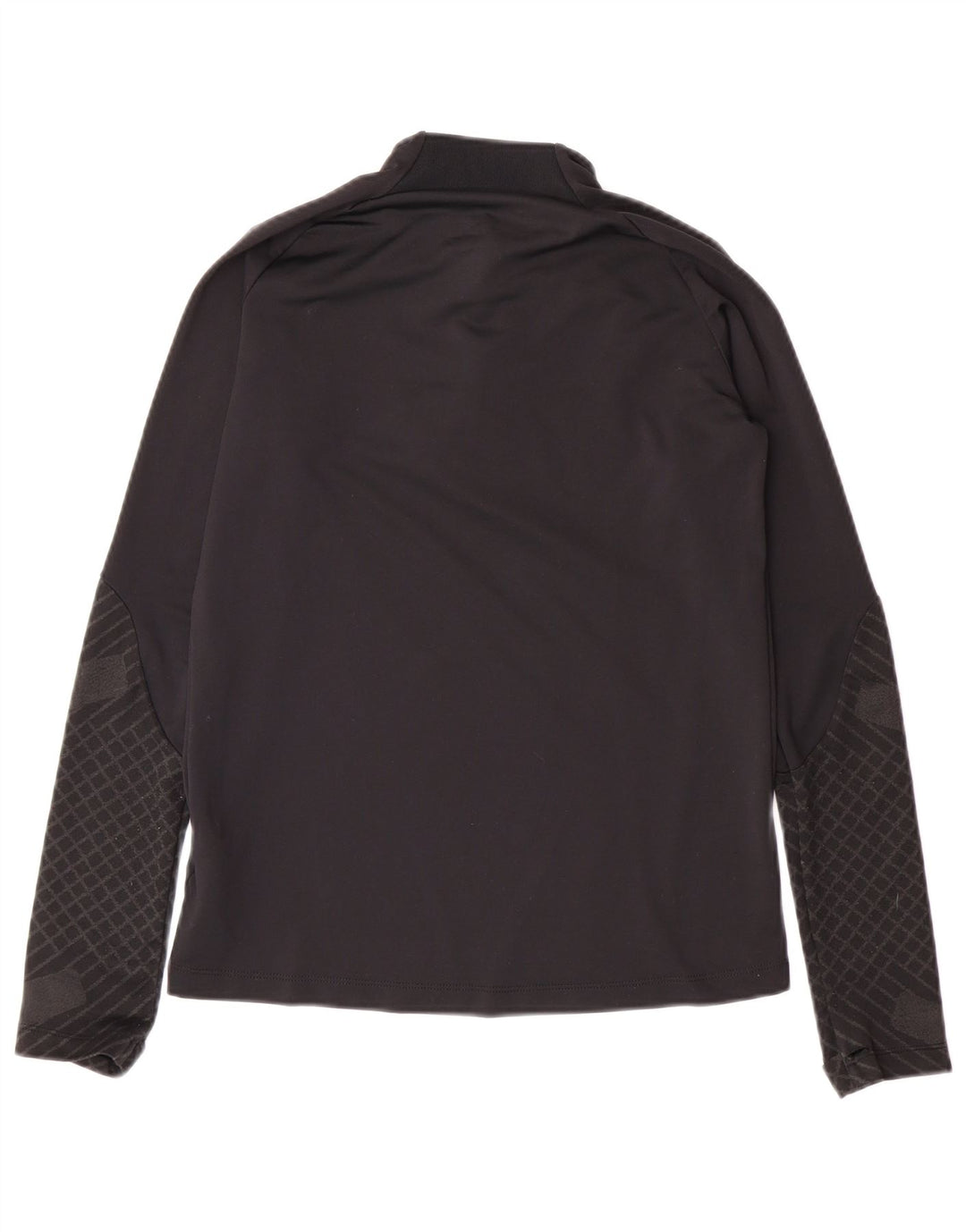 NIKE Boys Dri Fit Slim Fit Pullover Tracksuit Top 12-13 Years Large Black