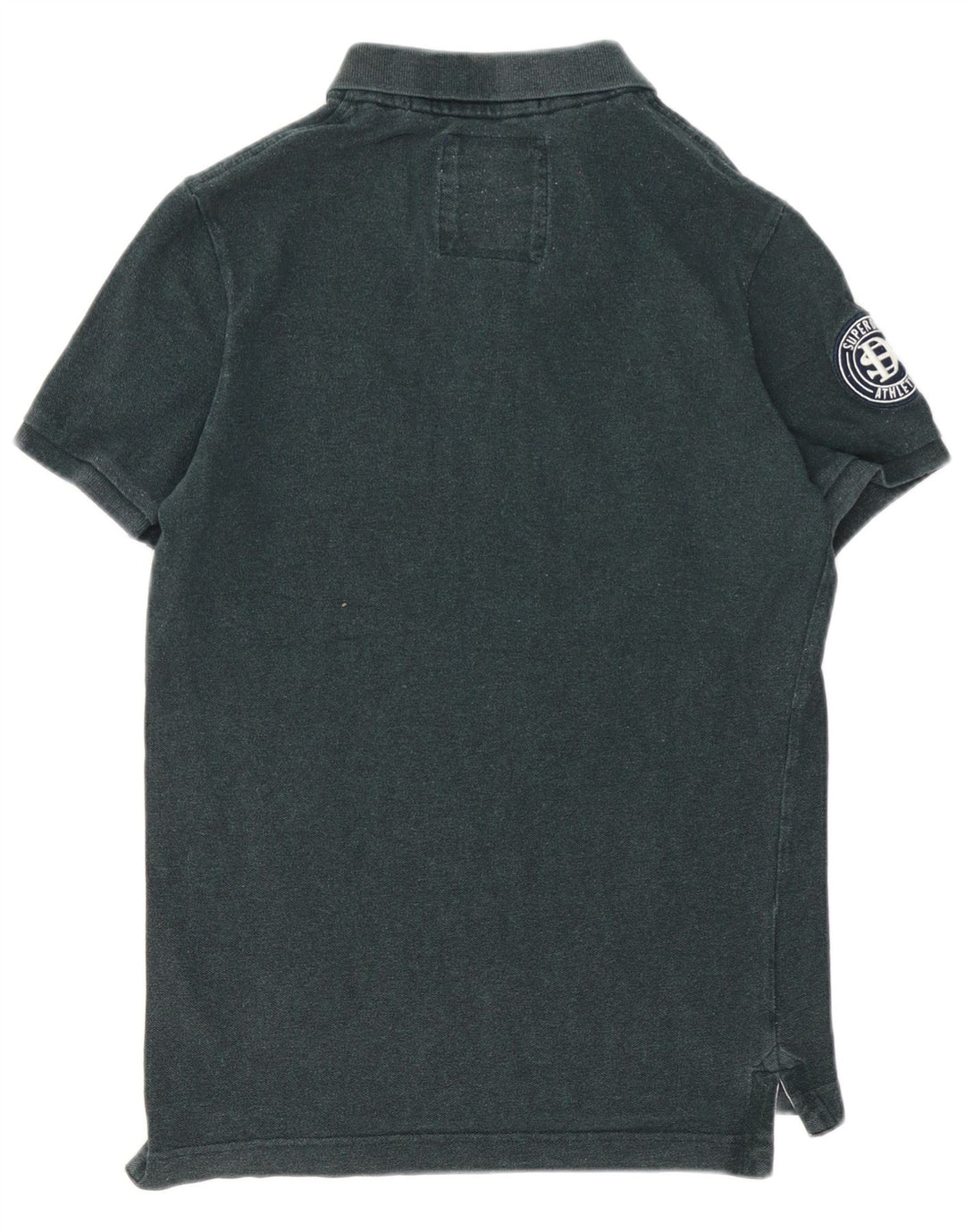 Superdry Mens Graphic Polo Shirt Medium Green Cotton