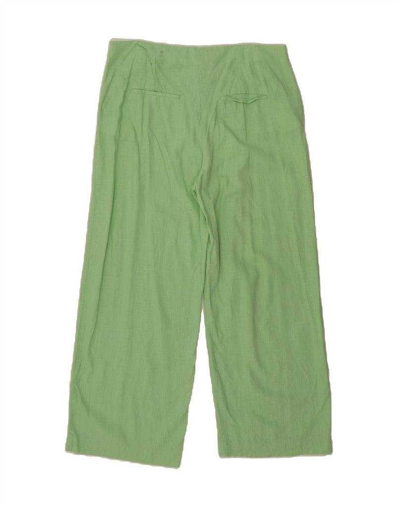 MARKS & SPENCER Womens High Waist Chino Trousers UK 18 XL W38 L30  Green Vintage Marks & Spencer and Second-Hand Marks & Spencer from Messina Hembry 