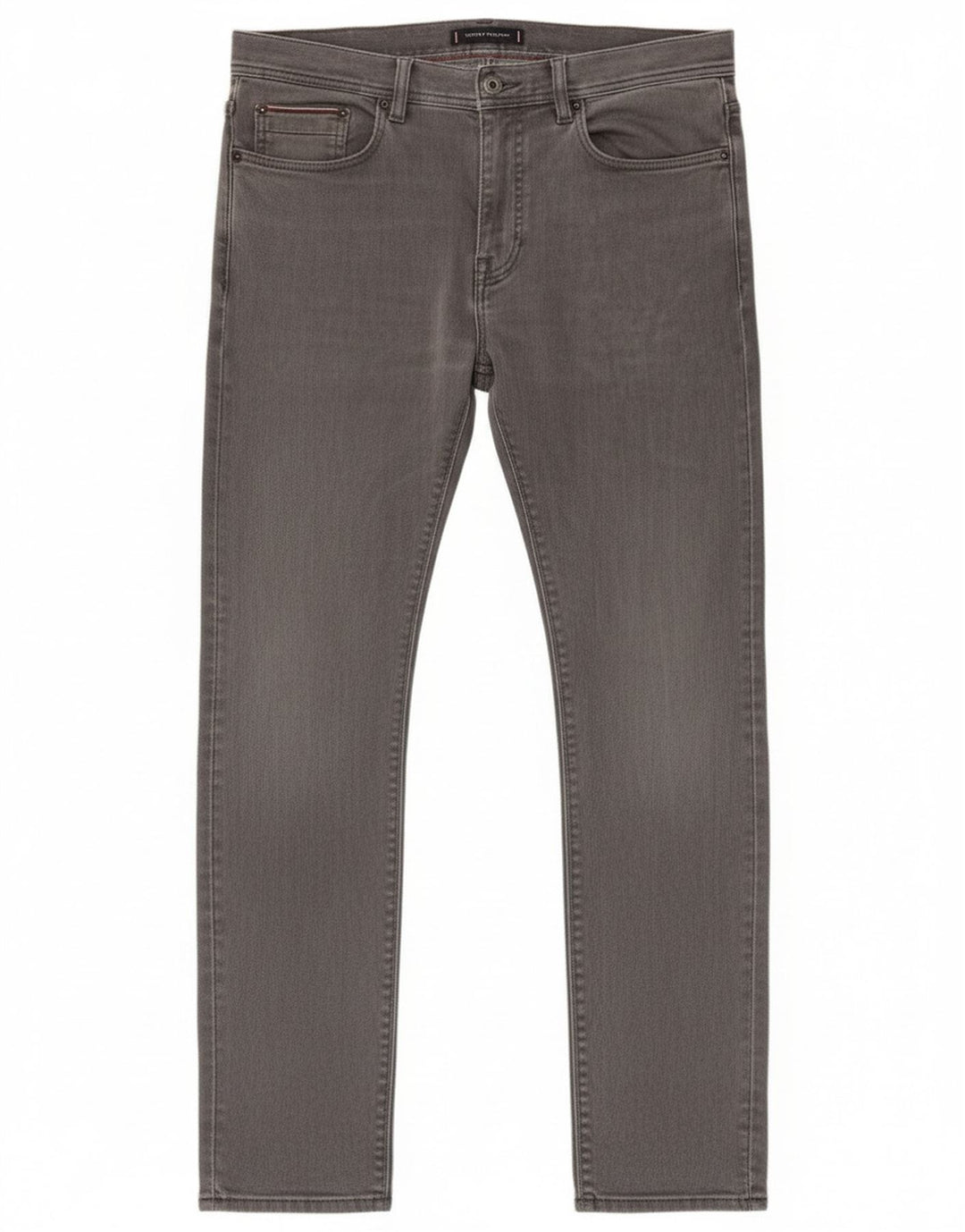Tommy Hilfiger Mens Bleecker Slim Jeans W32 L32 Grey Cotton