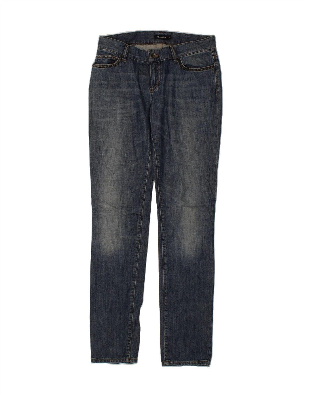 MASSIMO DUTTI Womens Slim Jeans EU 38 Small W28 L28 Blue Vintage Massimo Dutti and Second-Hand Massimo Dutti from Messina Hembry 