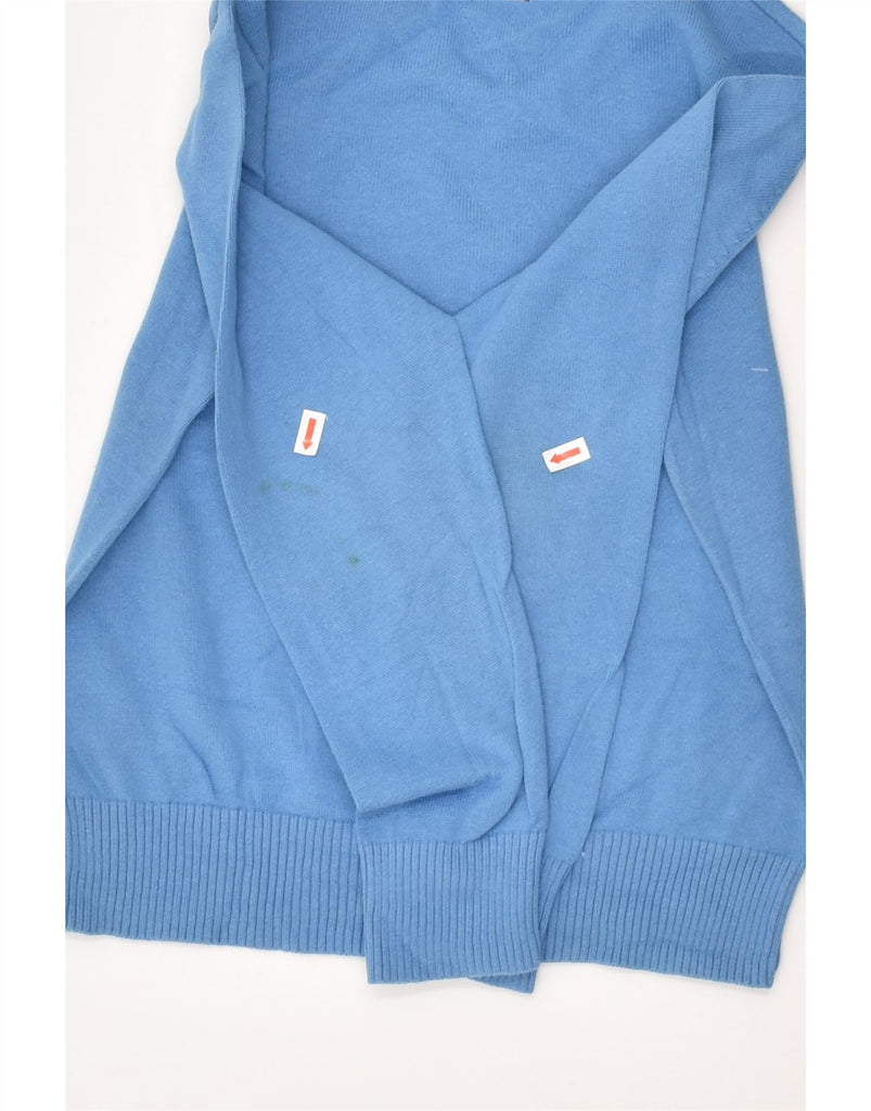 TOMMY HILFIGER Boys V-Neck Jumper Sweater 7-8 Years Blue Cotton | Vintage Tommy Hilfiger | Thrift | Second-Hand Tommy Hilfiger | Used Clothing | Messina Hembry 