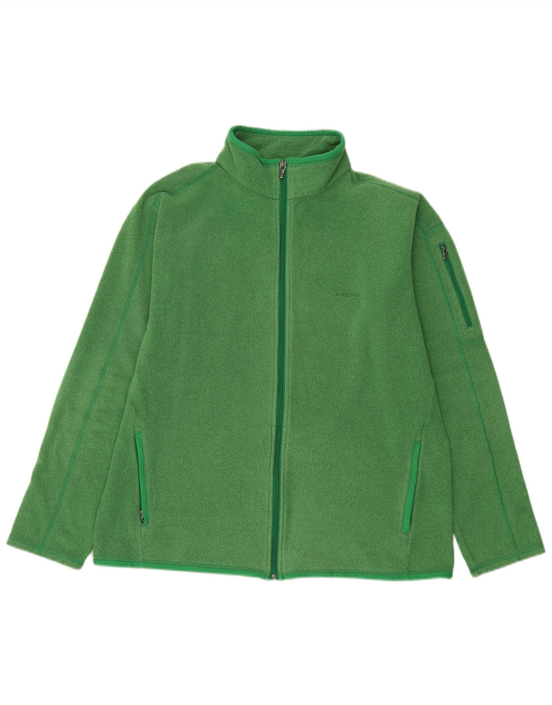 Patagonia Womens Fleece Jacket UK 18 XL Green Polyester