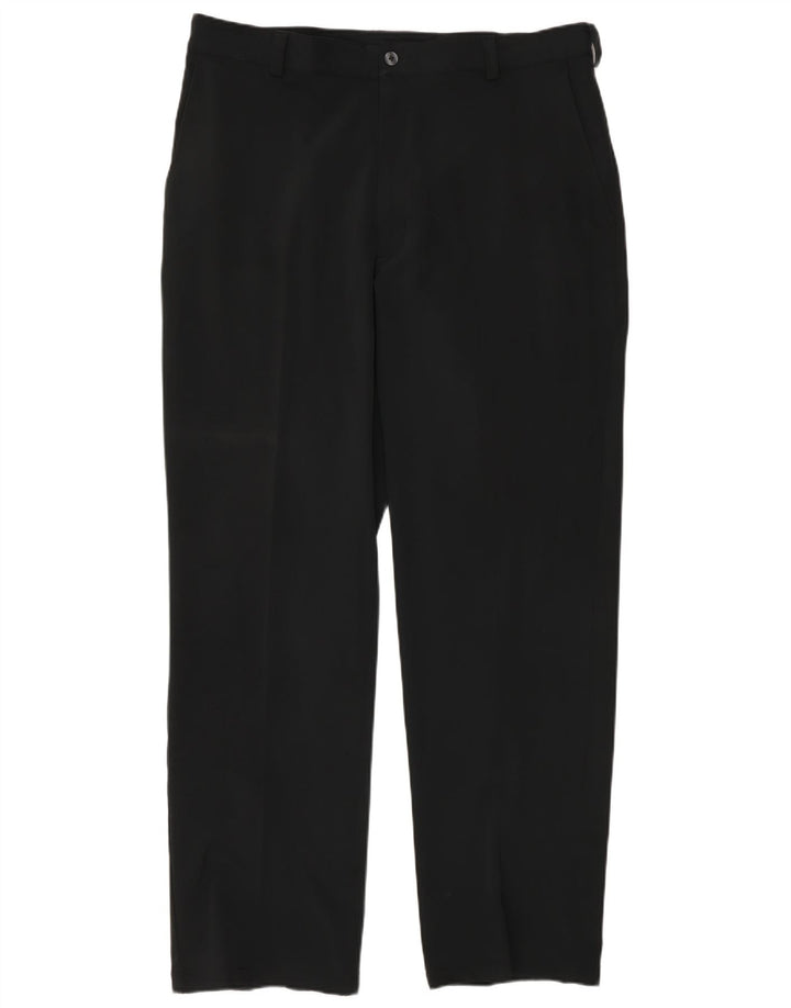 Nike Mens Golf Straight Chino Trousers W36 L32 Black Polyester