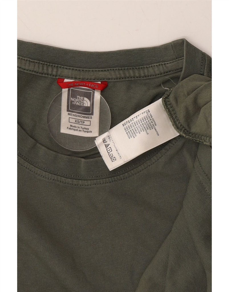 THE NORTH FACE Mens Graphic T-Shirt Top XS Khaki Cotton Vintage The North Face and Second-Hand The North Face from Messina Hembry 