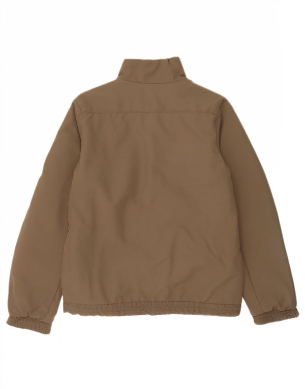 Nike Womens Reversible Jacket UK 40 Large Brown Colourblock